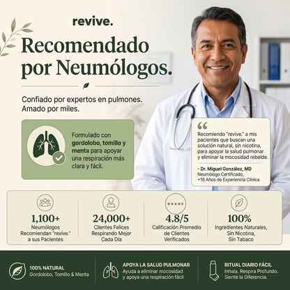 Inhalador de Gordolobo Revive