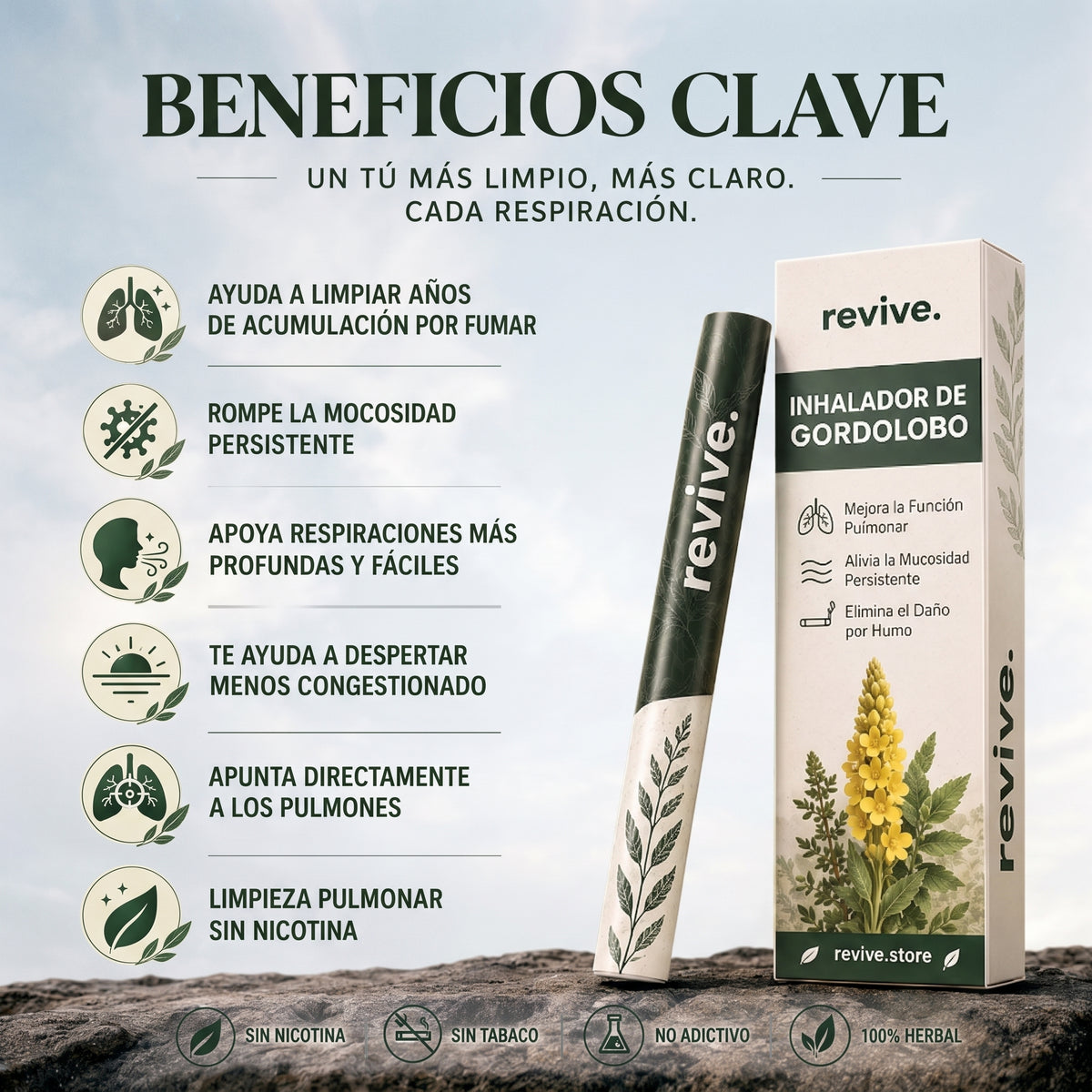 Inhalador de Gordolobo Revive